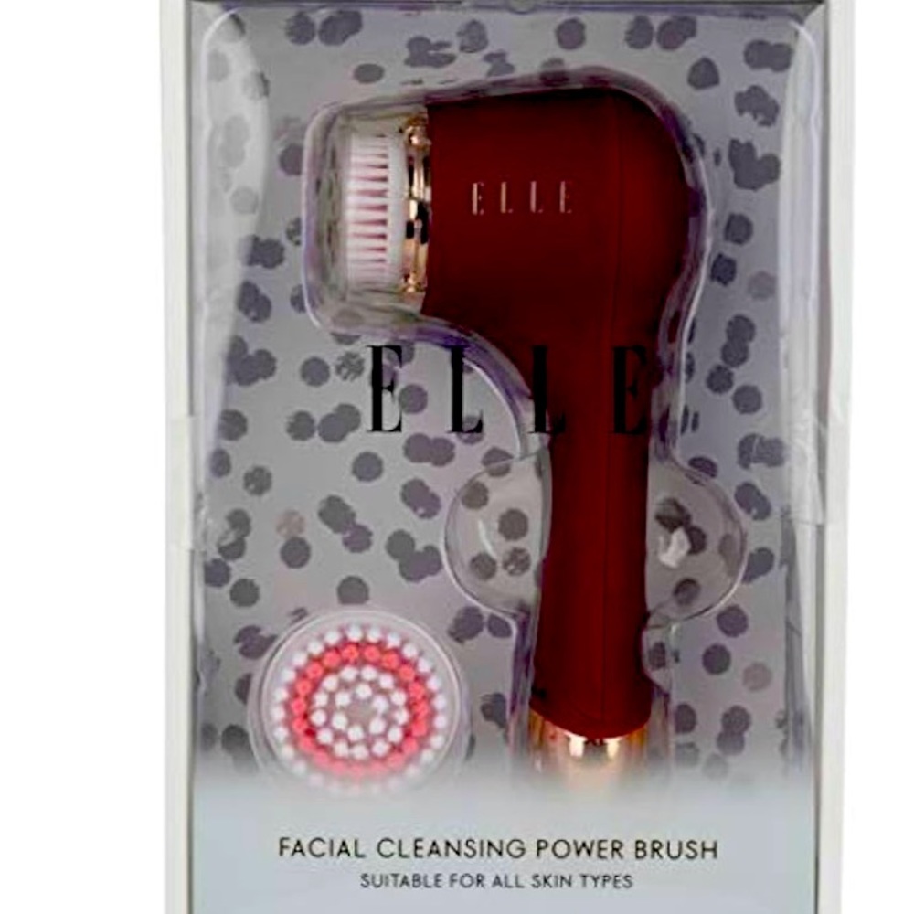 Elle Facial cleansing power brush, raspberry